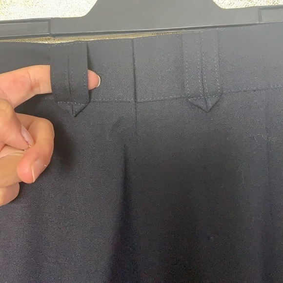 Vintage🧚♀️Escada By Margaretha Ley Navy Blue 100% Pure Wool Pants Size 38 - Picture 8 of 15